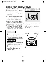 Preview for 16 page of Daewoo KOR-86CH9 Operating Instructions Manual