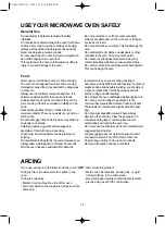 Preview for 20 page of Daewoo KOR-86CH9 Operating Instructions Manual