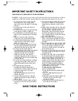 Предварительный просмотр 3 страницы Daewoo KOR-86FB Operating Instructions & Cook Book