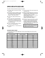 Предварительный просмотр 7 страницы Daewoo KOR-86FB Operating Instructions & Cook Book