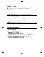 Предварительный просмотр 12 страницы Daewoo KOR-86FB Operating Instructions & Cook Book