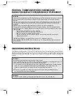 Preview for 4 page of Daewoo KOR-8A2B3A27 Operating Instructions & Cook Book