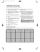 Preview for 9 page of Daewoo KOR-8A2B3A27 Operating Instructions & Cook Book