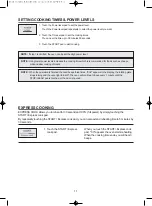 Preview for 13 page of Daewoo KOR-9G5B Operating Instructions Manual