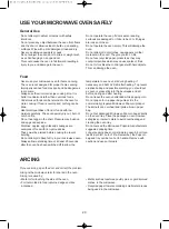 Preview for 22 page of Daewoo KOR-9G5B Operating Instructions Manual