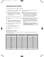 Предварительный просмотр 10 страницы Daewoo KOR-9GDA Operating Instructions & Cook Book