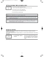 Предварительный просмотр 13 страницы Daewoo KOR-9GDA Operating Instructions & Cook Book