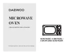 Preview for 1 page of Daewoo KOR07R3ZEC Operating Instructions & Cook Book