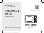 Daewoo KOR9LBKW Operating Instructions Manual preview