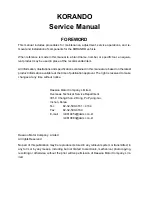 Preview for 3 page of Daewoo KORANDO Service Manual