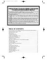 Preview for 2 page of Daewoo KQG-6L653S Operating Instructions & Cook Book