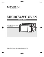 Preview for 1 page of Daewoo KQG-6L6B3R Operating Instructions & Cook Book