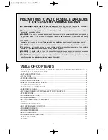 Preview for 2 page of Daewoo KQG-8A475S Operating Instructions & Cook Book