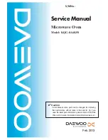 Preview for 1 page of Daewoo KQG-8A6K5S Service Manual