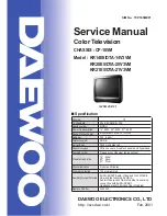 Preview for 1 page of Daewoo KR14E5/DTA-14V3VM Service Manual