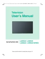 Daewoo L32R630 series User Manual предпросмотр