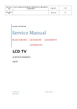 Daewoo L32S645WTE Service Manual предпросмотр