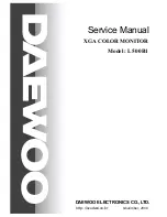 Daewoo L500B1 Service Manual preview