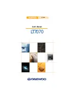 Daewoo LT7070 User Manual preview
