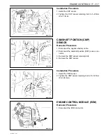 Предварительный просмотр 415 страницы Daewoo MATIZ Service Manual