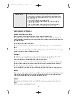 Preview for 17 page of Daewoo MCD1110ST Instruction Manual & Cooking Manual