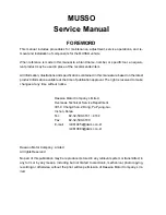 Предварительный просмотр 3 страницы Daewoo MUSSO Service Manual