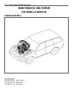 Предварительный просмотр 83 страницы Daewoo MUSSO Service Manual