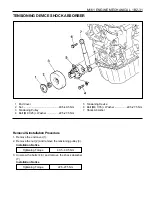 Предварительный просмотр 222 страницы Daewoo MUSSO Service Manual