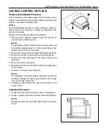 Предварительный просмотр 1327 страницы Daewoo MUSSO Service Manual