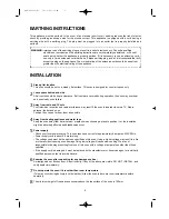 Preview for 3 page of Daewoo MWV9265M Operating Instructions Manual