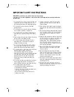 Preview for 4 page of Daewoo MWV9265M Operating Instructions Manual