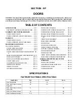 Предварительный просмотр 601 страницы Daewoo NUBIRA Owner'S Manual