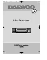 Daewoo Q997K Instruction Manual предпросмотр