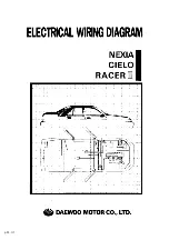 Preview for 1 page of Daewoo RACER 1998 Electrical Wiring Diagram