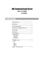 Предварительный просмотр 2 страницы Daewoo Rautz NC-8008EB Service Manual