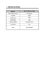 Preview for 3 page of Daewoo RC-3714B Service Manual