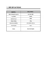 Предварительный просмотр 3 страницы Daewoo RC-371BC Service Manual