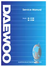 Preview for 1 page of Daewoo RL-211W Service Manual