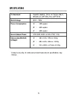 Предварительный просмотр 18 страницы Daewoo S14C4NT Instruction Manual