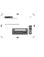 Daewoo SC242WY-RV Owner'S Manual & Installation Manual предпросмотр