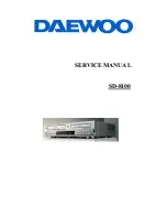 Daewoo SD-8100 Service Manual preview