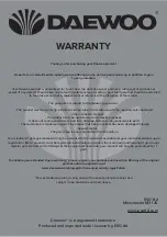 Предварительный просмотр 11 страницы Daewoo SDA1363 Manual