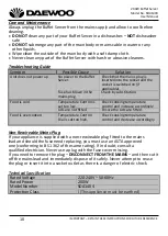 Preview for 10 page of Daewoo SDA1404 User Manual