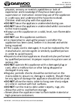 Preview for 3 page of Daewoo SDA1596 User Manual