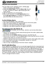 Preview for 8 page of Daewoo SDA1622 User Manual