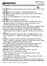 Preview for 3 page of Daewoo SDA1654 User Manual