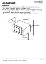 Preview for 6 page of Daewoo SDA1654 User Manual