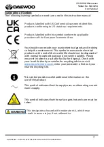 Preview for 7 page of Daewoo SDA1654 User Manual