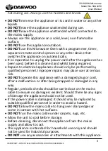 Preview for 3 page of Daewoo SDA1656 User Manual