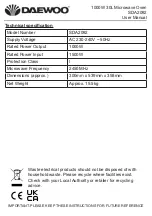 Предварительный просмотр 18 страницы Daewoo SDA2092 User Manual